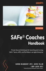 Okładka: SAFe(R) Coaches Handbook. Proven tips and techniques for launching and running SAFe® Teams, ARTs, and Portfolios in an Agile Enterprise