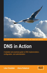 Okładka: DNS in Action. A detailed and practical guide to DNS implementation, configuration, and administration
