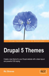 Okładka: Drupal 5 Themes. Create a new theme for your Drupal website with a clean layout and powerful CSS styling