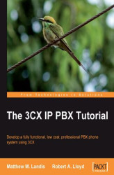 Okładka: The 3CX IP PBX Tutorial. Save money and gain kudos when you use this book to develop a fully functional PBX phone system using 3CX. Written for beginners, it walks you through the basic concepts to setting up a complete professional system