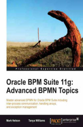 Okładka: Oracle BPM Suite 11g: Advanced BPMN Topics. This tutorial reaches the parts that standard manuals don’t, taking you deep into advanced BPMN topics for Oracle BPM Suite. With a practical approach and logical explanations, it will make you a maestro of BPMN