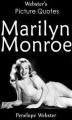 Okładka książki: Webster's Marilyn Monroe Picture Quotes