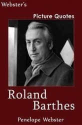 Okładka: Webster's Roland Barthes Picture Quotes