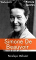 Okładka książki: Webster's Simone de Beauvoir Picture Quotes
