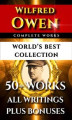 Okładka książki: Wilfred Owen Complete Works – World’s Best Collection