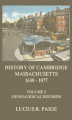 Okładka książki: History of Cambridge, Massachusetts, 1630-1877, Volume 2