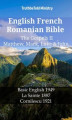 Okładka książki: English French Romanian Bible - The Gospels 2 - Matthew, Mark, Luke & John