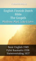 Okładka książki: English Finnish Dutch Bible. The Gospels. Matthew, Mark, Luke & John