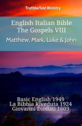 Okładka: English Italian Bible - The Gospels VIII