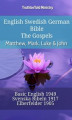 Okładka książki: English Swedish German Bible - The Gospels - Matthew, Mark, Luke & John