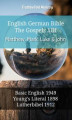 Okładka książki: English German Bible - The Gospels XII - Matthew, Mark, Luke & John