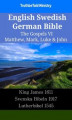 Okładka książki: English Swedish German Bible. The Gospels VI
