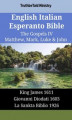 Okładka książki: English Italian Esperanto Bible - The Gospels IV