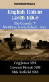 Okładka książki: English Italian Czech Bible - The Gospels IV