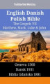 Okładka książki: English Danish Polish Bible - The Gospels VII