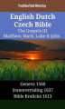 Okładka książki: English Dutch Czech Bible - The Gospels III