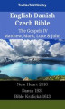 Okładka książki: English Danish Czech Bible - The Gospels IV
