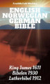 Okładka książki: English Norwegian German Bible