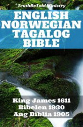 Okładka: English Norwegian Tagalog Bible