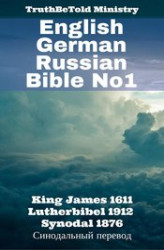Okładka: English German Russian Bible