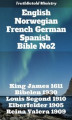 Okładka książki: English Norwegian French German Spanish Bible No2