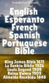 Okładka książki: English Esperanto French Spanish Portuguese Bible