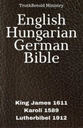 Okładka: English Hungarian German Bible