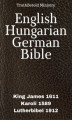 Okładka książki: English Hungarian German Bible