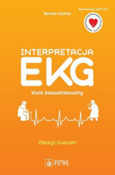 Okładka: Interpretacja EKG. Kurs zaawansowany. Zeszyt ćwiczeń
