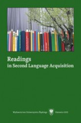 Okładka: Readings in Second Language Acquisition - 06 The concept of communicative competence in language learning