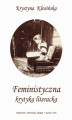 Okładka książki: Feministyczna krytyka literacka