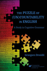 Okładka: The Puzzle of (Un)Countability in English. A Study in Cognitive Grammar