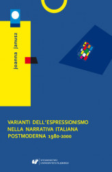 Okładka: Varianti dell'espressionismo nella narrativa italiana postmoderna 1980&#8211;2000