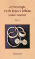 Okładka książki: Archeologia epok brązu i żelaza. Studia i materiały, t. 1