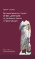 Okładka książki: Prosopographical studies on the court elite in the Roman Empire (4th century A. D.)