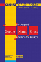 Okładka: Xenia Toruniensia XVI. Goethe – Mann – Grass. Literarische Essays
