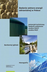Okładka: Badanie sektora energii odnawialnej w Polsce &#8211; potencjał techniczny, badania ankietowe, analiza SWOT, analiza PEST