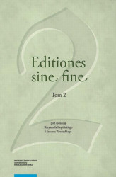 Okładka: Editiones sine fine. Tom 2