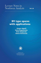 Okładka: BV type spaces with applications