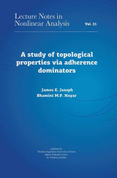 Okładka: A study of topological properties via adherence dominators