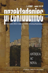Okładka: Antiqua ac nova. Przekładaniec nr 18-19