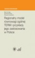 Okładka książki: Regionalny model równowagi ogólnej TERM i przykłady jego zastosowania w Polsce