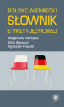 Okładka książki: Polsko-niemiecki słownik etykiety językowej
