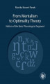 Okładka książki: From Mentalism to Optimality Theory