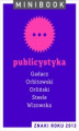 Okładka książki: Publicystyka. Minibook