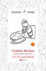 Okładka: Urodziny Kleofasa  z tomu Nowe przygody Mikołajka.  Minibook