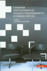Okładka: Działania dostosowawcze polskich przedsiębiorstw w okresie kryzysu