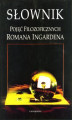 Okładka książki: Słownik pojęć filozoficznych Romana Ingardena