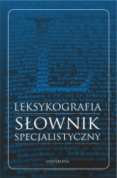 Okładka: Leksykografia - słownik specjalistyczny
