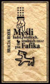 Okładka książki: Myśli ludzi wielkich, średnich oraz psa Fafika